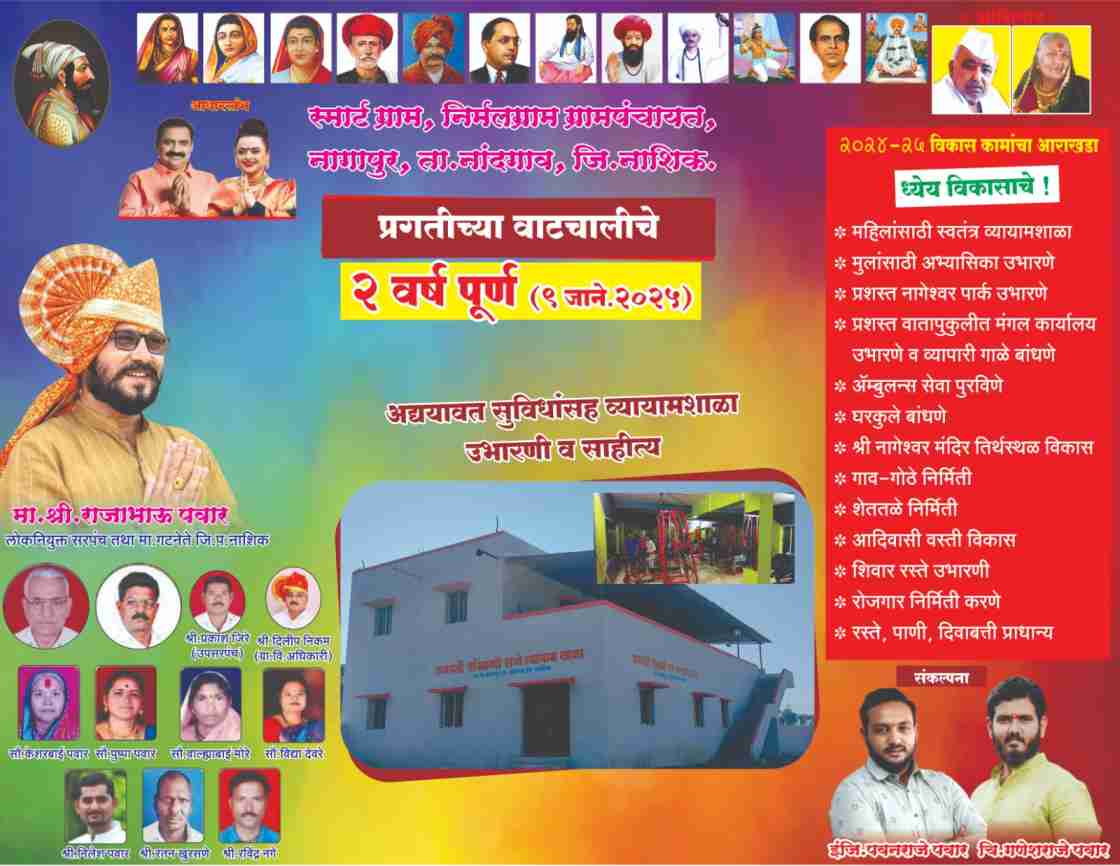 अद्यावत सुविधा सह व्यायामशाळा उभारणी व साहित्य