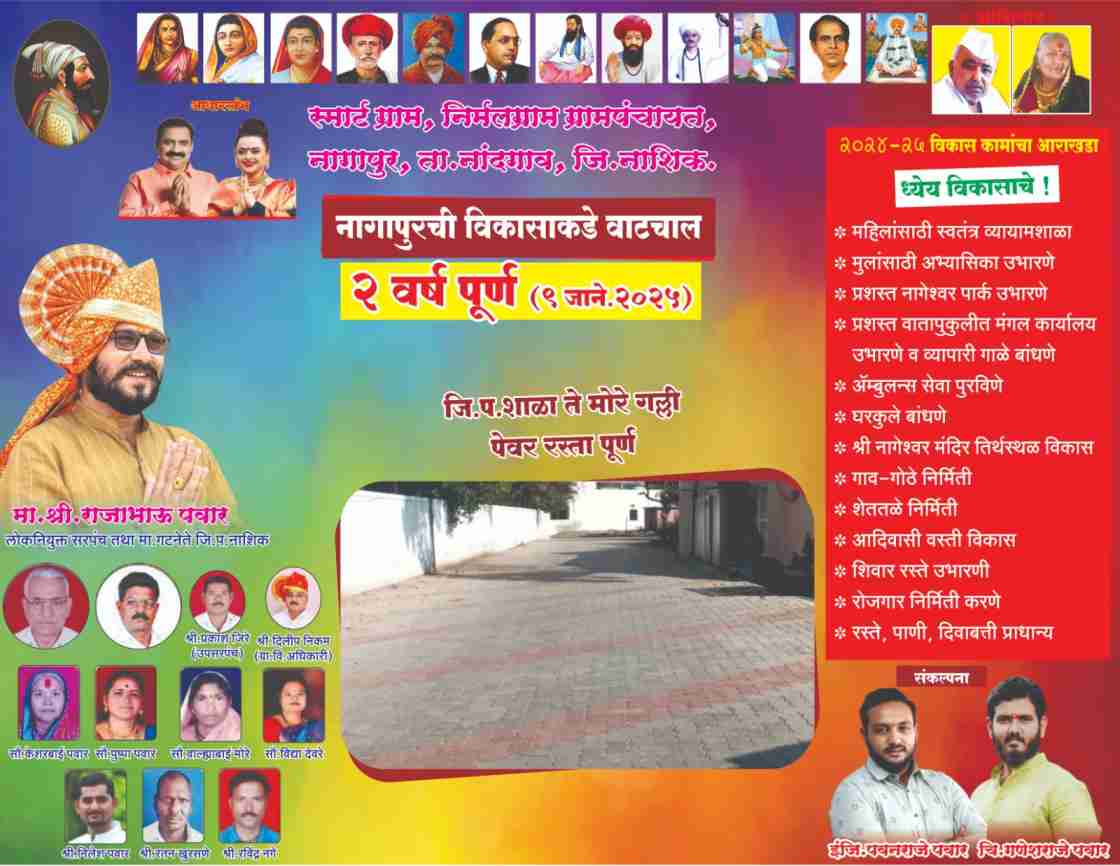 जि.प.शाळा ते मोरे गल्ली पेव्हर रस्ता पूर्ण