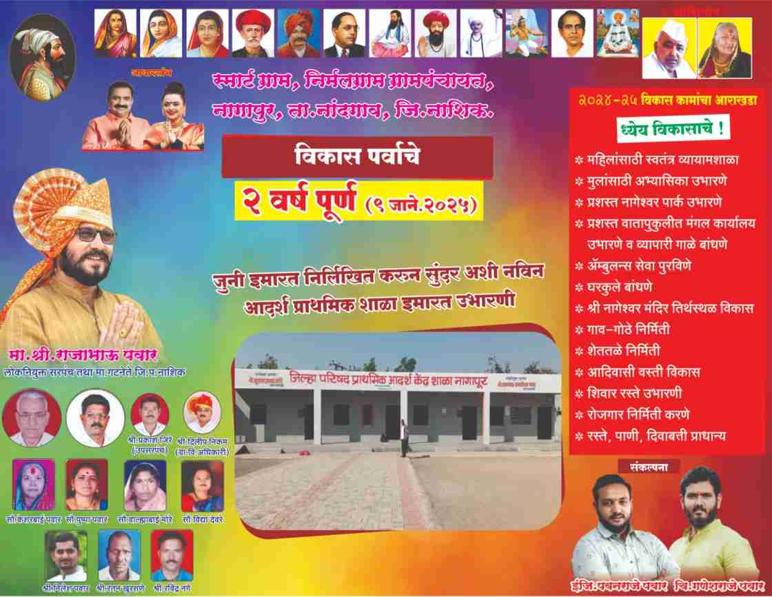 जुनी इमारत निर्लिखित करून करून सुंदर अशी नवीन आदर्श प्राथमिक शाळा इमारत उभारणी